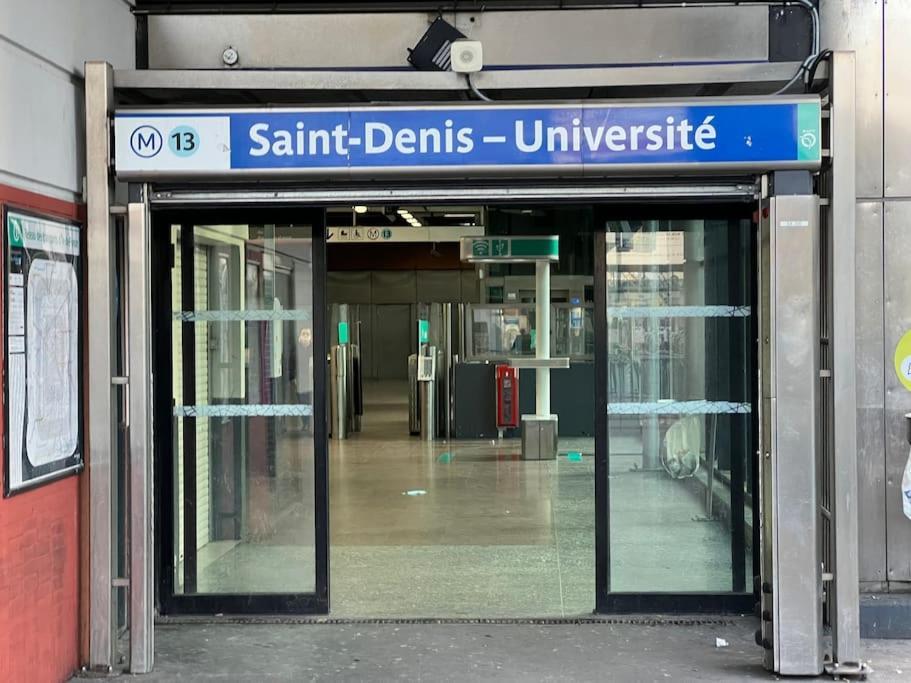 Charmante Studio Ligne 13 Tram 5 Saint Denis بيارفيت-سور-سين المظهر الخارجي الصورة